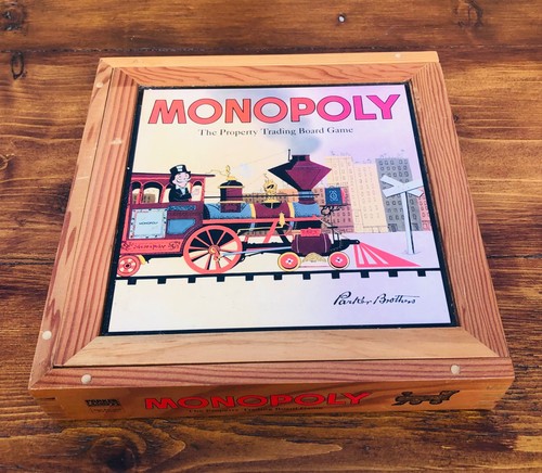 Monopoly deluxe wooden box