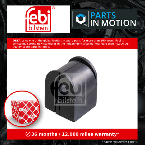 Anti roll bar - bar, bush