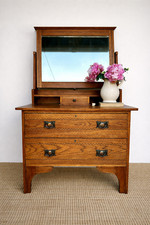 Antique Oak Dressing Table