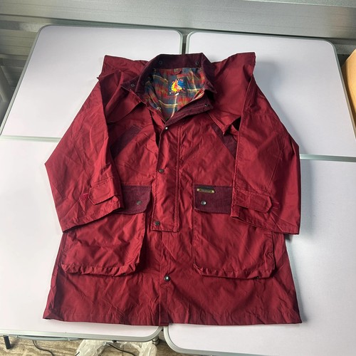 Dickies wax jacket burgundy