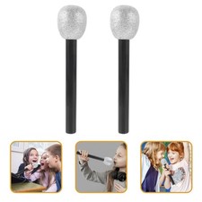 2 Pcs Glitter Microphone