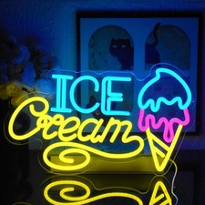 Ice Cream Neon Led Sign Home