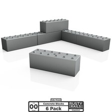 087 | Concrete Blocks (6 Pack) - 00 Gauge