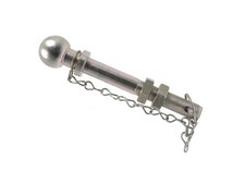 1 Inch Ball And Pin Tow Hitch 50mm With Chains And Lynch Pin Coupling Towing