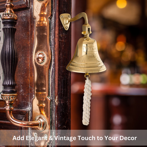 Brass ship bell titanic marine - bell,