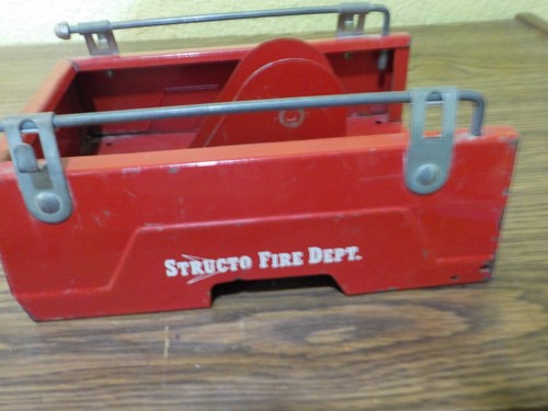 Vintage structo fire truck - vintage, bed