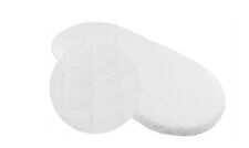 Moses Basket Mattress Cosy Quilted Bassinet Baby Pram Oval Breathable 70x35cm