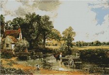 John Constable Hay Wain Counted Cross Stitch Kit 18x12 14 Count