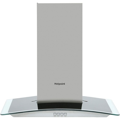 Hotpoint 60cm curved - 60cm, glass