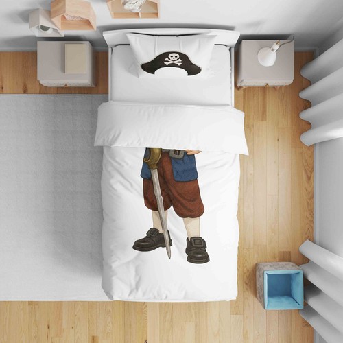 Pirate cot bed blanket - cot,