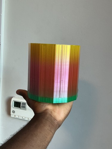 Flexible plant cup - plant, rainbow
