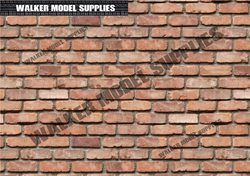 Scale brick wall - 1:6, (3xa4)