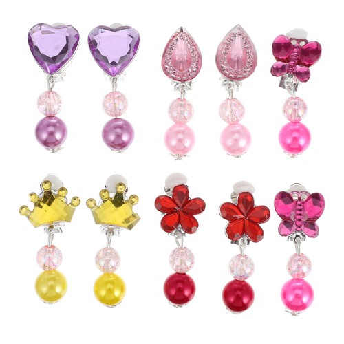 Pairs kids clip earrings - 5,