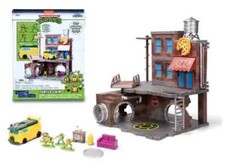 Teenage Mutant Ninja Turtles Sewer Lair Nano Scene New Kids Xmas Toy Age 5+