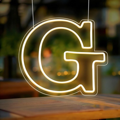 Light letter led letters - light, g