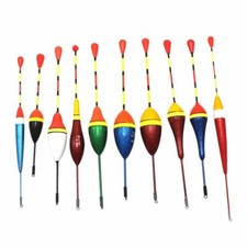 10Pcs Lot Fishing Floats Bobbers Mix Size Long Tail fishing Throw Buoy floats