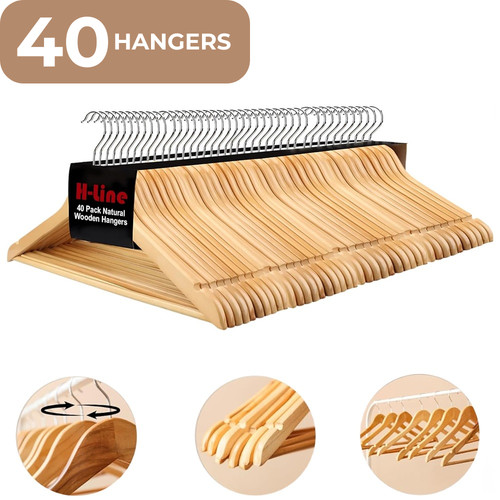 Wooden coat hangers - x, suit