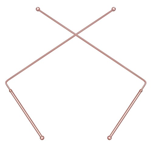 Copper dowsing rods - copper,