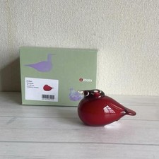 Oiva Toikka "Puffball" Glass Bird Figurine for Iittala Signed w/ Box Unused