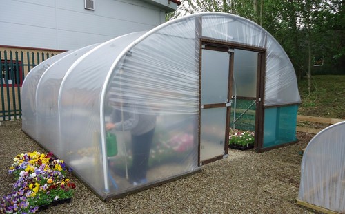 16ft wide polytunnel 4 - 16ft,