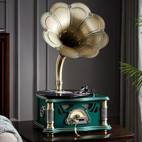 Vintage gramophone record - gramophone,