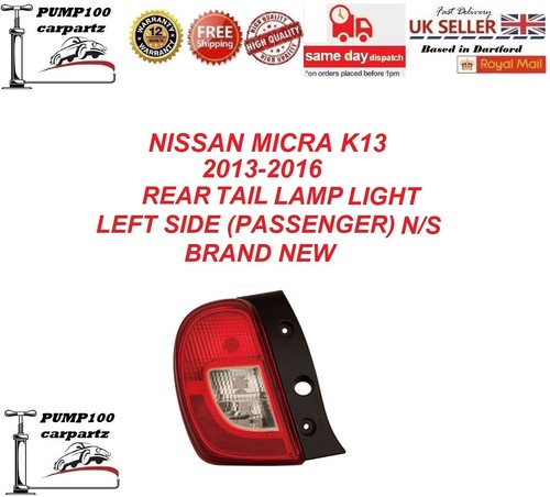 Rear lamp for nissan - rear,
