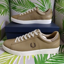 Fred Perry Men's Brown Leather