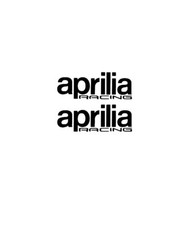  Aprilia Racing Decal Sticker