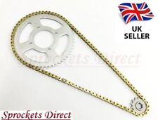 Honda CG125 Brazil '93-98 Heavy Duty GOLD Chain and Sprocket Kit