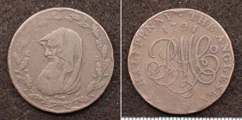 Conder token penny - *conder, coin