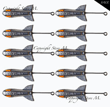 BREAKAWAY WEIGHTS Flighted.  (various sizes qty.)  GRIPPERS, SEA FISHING TACKLE.