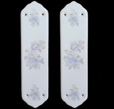 White porcelain ceramic door - white,