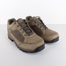 Brasher Men's Size UK 7 Brown Leather Dry Country Hike Vibram Walking Shoes