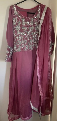 New eid party long dress - long, 3