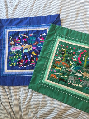 Vtg hmong story cloth - hmong,