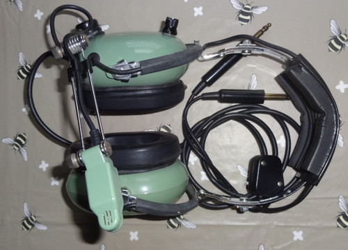 Light aircraft headset green - light, headset,