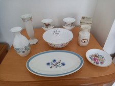 Small Bundle Decorative China Wedgwood Royal Worcester Sadler Vases Bowls ETC