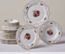 24pc Vintage Bone China Dinner