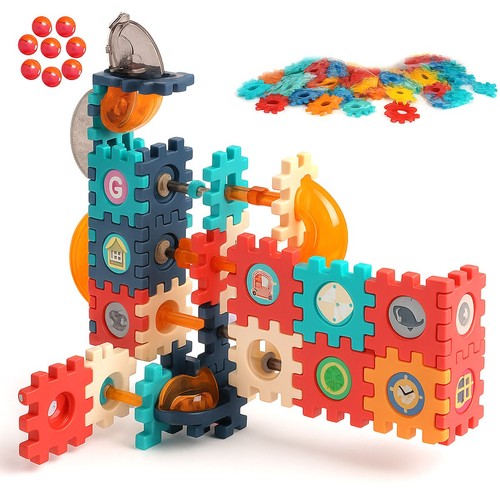 Pcs kids marble run race - marble,