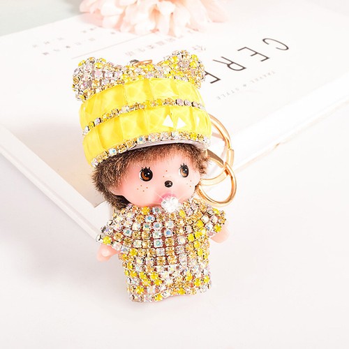 Monchichi keychain purse - keychain,,