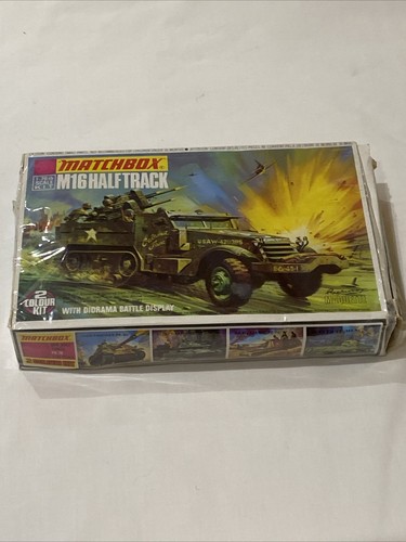 Matchbox m16 half track - 1/76,