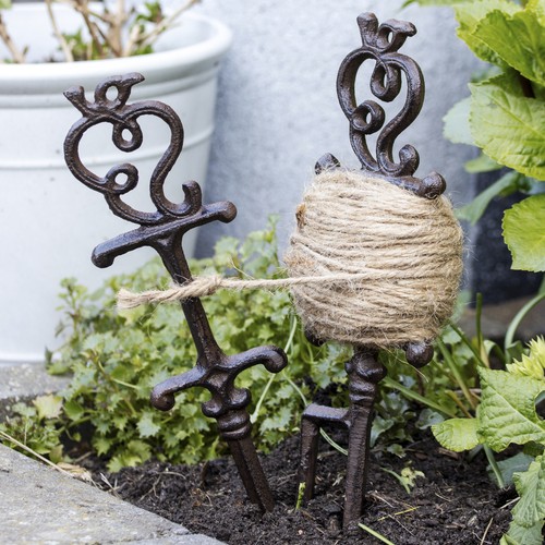 Cast iron garden line marker - iron,