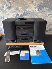 Philips FW 80 HiFi Mini System -  Cassette, Radio, CD Player, Amplifier Speakers