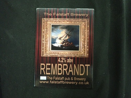 Falstaff brewery pump clip - brewery,
