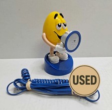 Peanut M&M Brand Mega Phone Landline Telephone Vintage Yellow  Untested