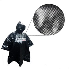 Adult Rain Poncho Black