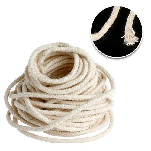 Braided cotton wick - cotton, for
