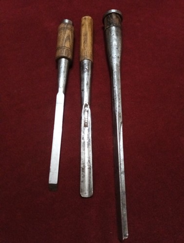 Three vintage thick forged - vintage,