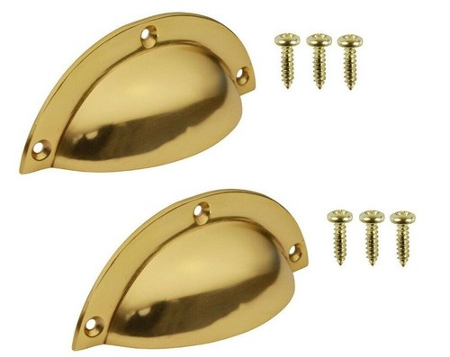 Polished solid brass 80mm - polished,