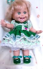 5Pc Dress Set With Dark Green